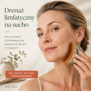 Szczotka Meiro — Japoński rytuał drenażu twarzy